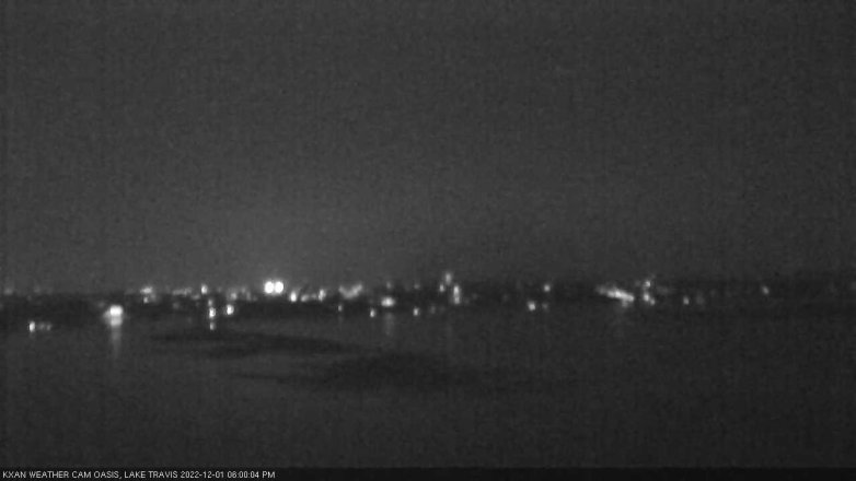 Lake Travis webcam, December 1, 2022 6:00 PM CT