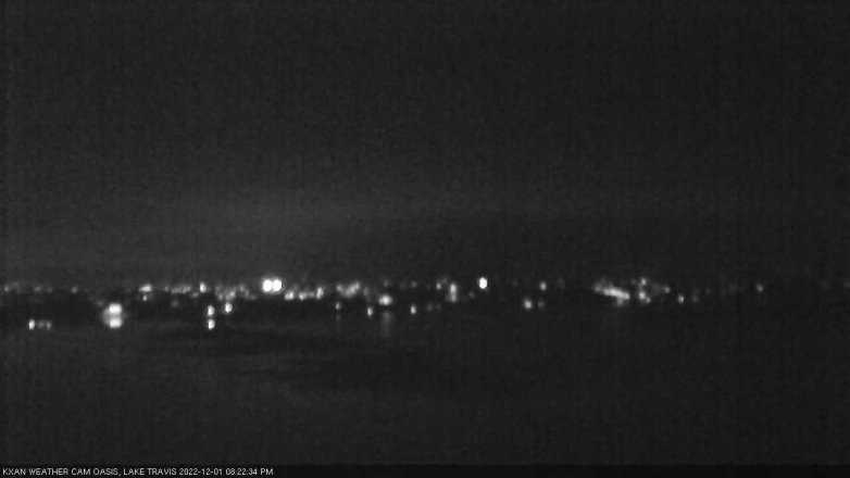 Lake Travis webcam, December 1, 2022 8:25 PM CT