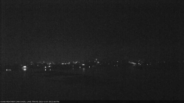 Lake Travis webcam, December 1, 2022 9:25 PM CT