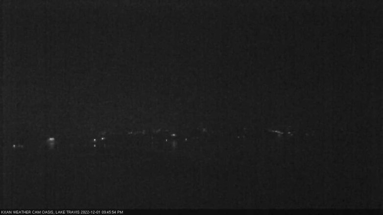Lake Travis webcam, December 1, 2022 9:45 PM CT