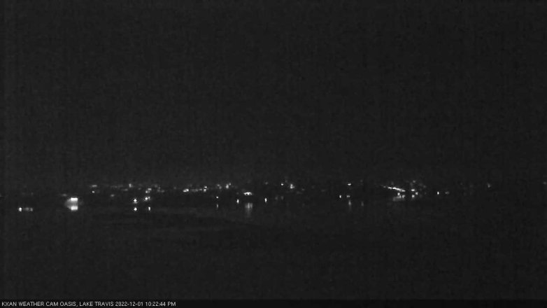 Lake Travis webcam, December 1, 2022 10:25 PM CT