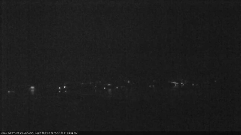 Lake Travis webcam, December 1, 2022 11:00 PM CT