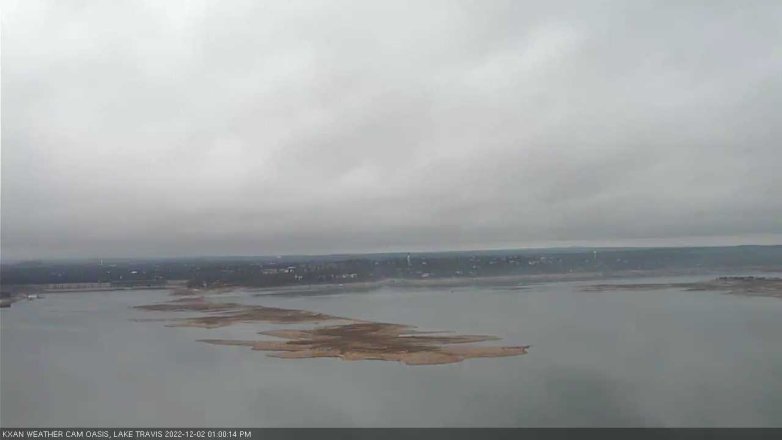 Lake Travis webcam, December 2, 2022 1:00 PM CT