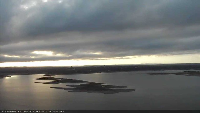 Lake Travis webcam, December 2, 2022 4:45 PM CT