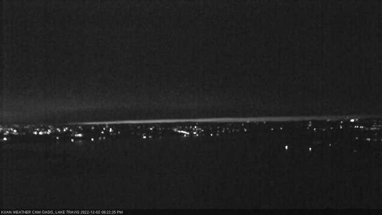 Lake Travis webcam, December 2, 2022 6:25 PM CT