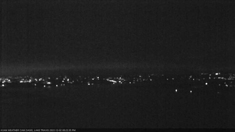 Lake Travis webcam, December 2, 2022 8:25 PM CT