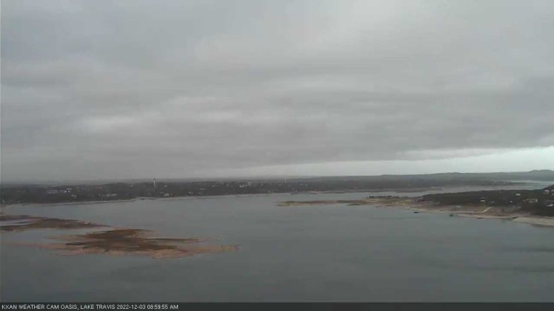 Lake Travis webcam, December 3, 2022 9:00 AM CT