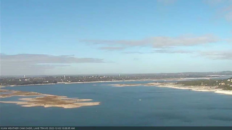 Lake Travis webcam, December 3, 2022 10:00 AM CT