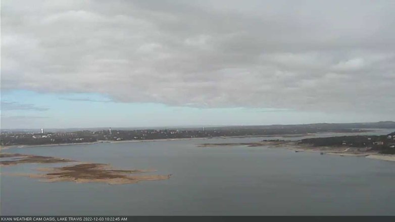 Lake Travis webcam, December 3, 2022 10:25 AM CT