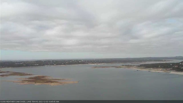 Lake Travis webcam, December 3, 2022 10:45 AM CT