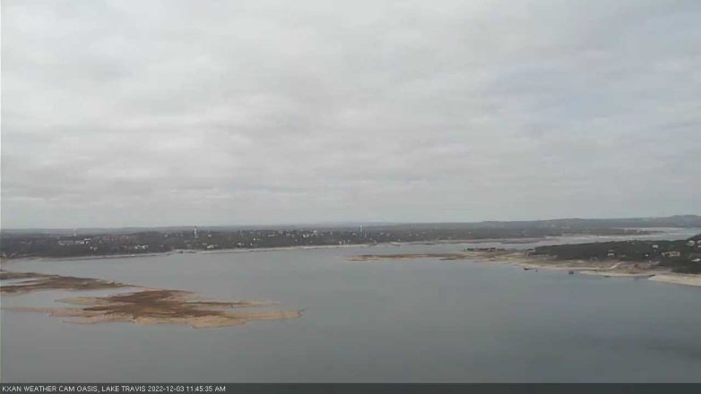 Lake Travis webcam, December 3, 2022 11:45 AM CT
