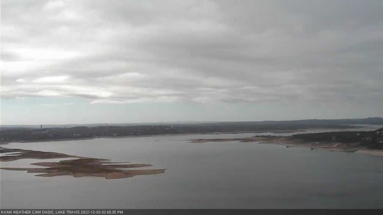 Lake Travis webcam, December 3, 2022 2:45 PM CT