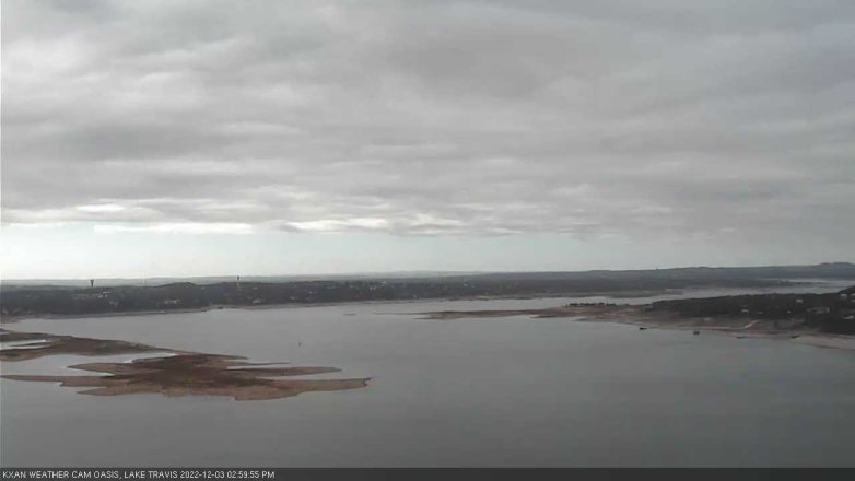 Lake Travis webcam, December 3, 2022 3:00 PM CT