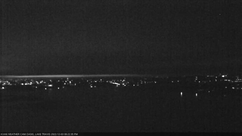 Lake Travis webcam, December 3, 2022 6:25 PM CT