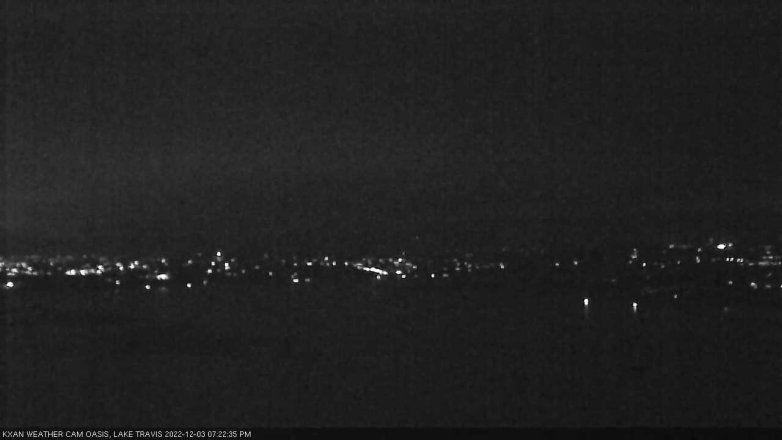Lake Travis webcam, December 3, 2022 7:25 PM CT