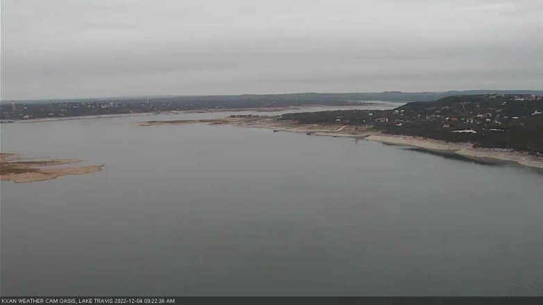 Lake Travis webcam, December 4, 2022 9:25 AM CT