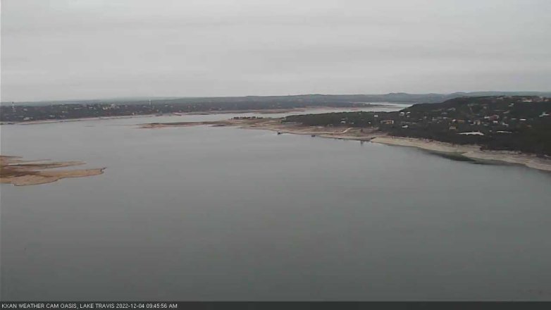 Lake Travis webcam, December 4, 2022 9:45 AM CT