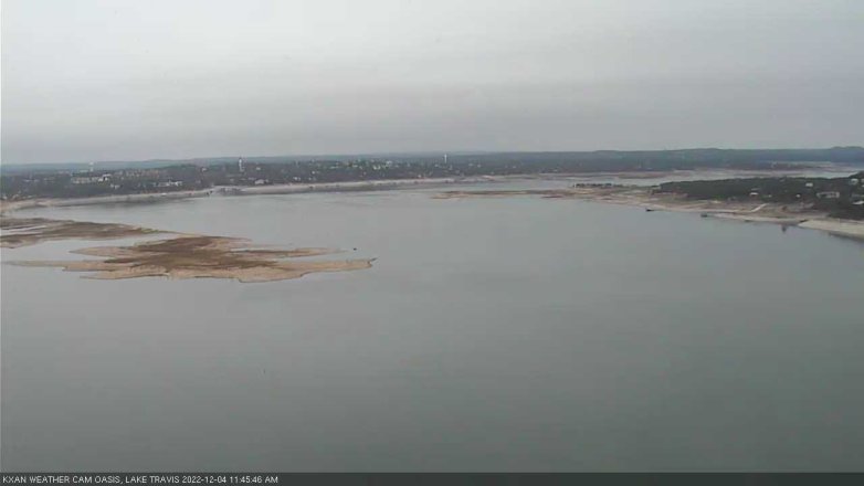 Lake Travis webcam, December 4, 2022 11:45 AM CT