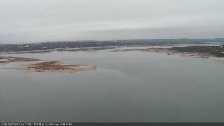 Lake Travis webcam, December 4, 2022 12:00 PM CT