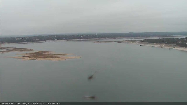 Lake Travis webcam, December 4, 2022 1:00 PM CT