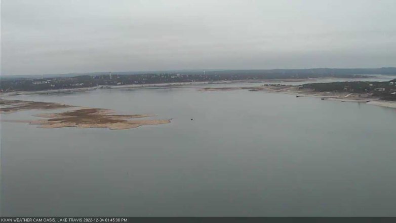 Lake Travis webcam, December 4, 2022 1:45 PM CT