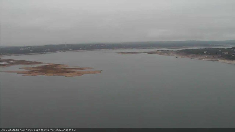 Lake Travis webcam, December 4, 2022 4:00 PM CT
