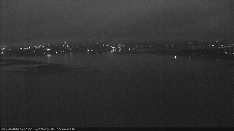 Lake Travis webcam, December 4, 2022 6:00 PM CT
