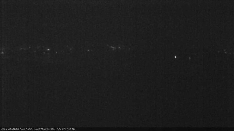 Lake Travis webcam, December 4, 2022 7:25 PM CT