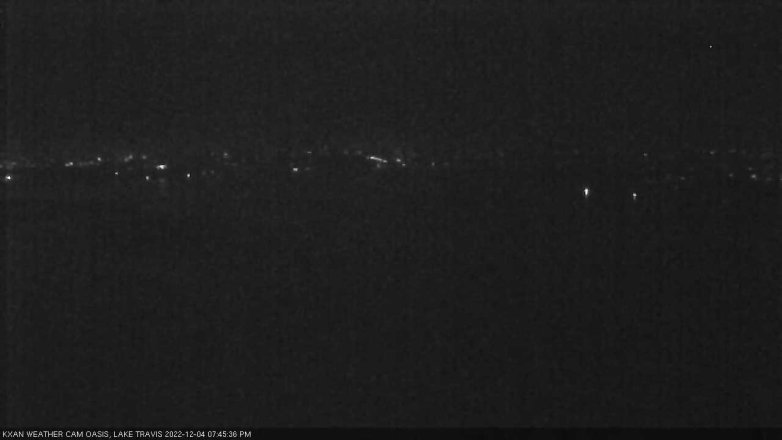 Lake Travis webcam, December 4, 2022 7:45 PM CT