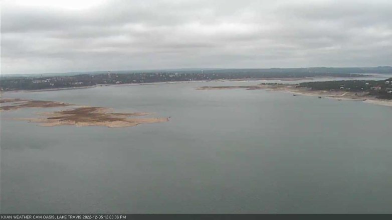 Lake Travis webcam, December 5, 2022 12:00 PM CT