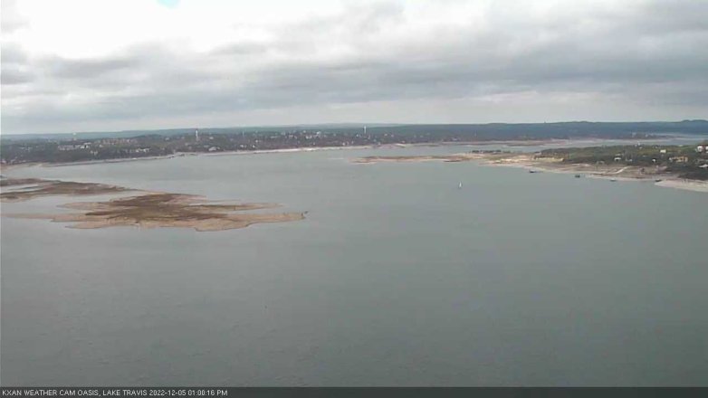 Lake Travis webcam, December 5, 2022 1:00 PM CT