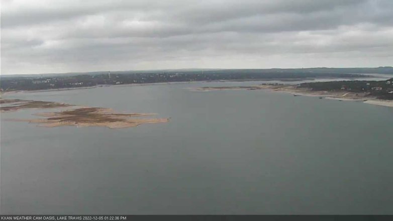 Lake Travis webcam, December 5, 2022 1:25 PM CT