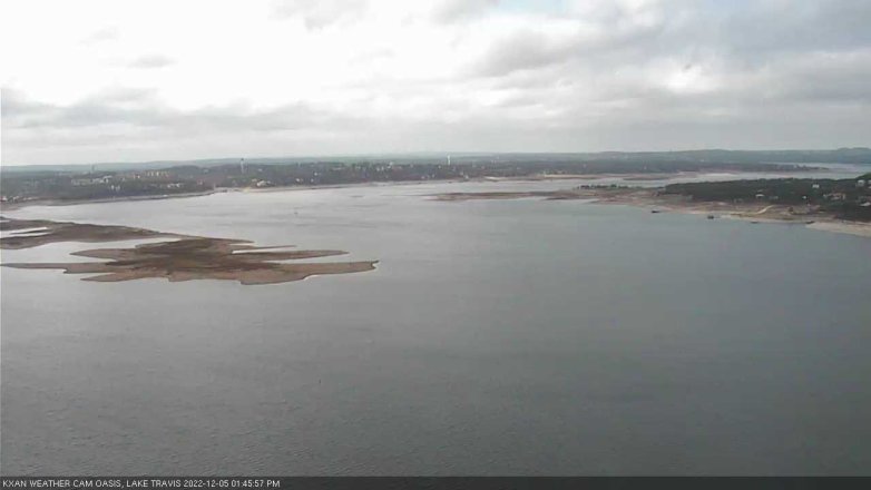 Lake Travis webcam, December 5, 2022 1:45 PM CT