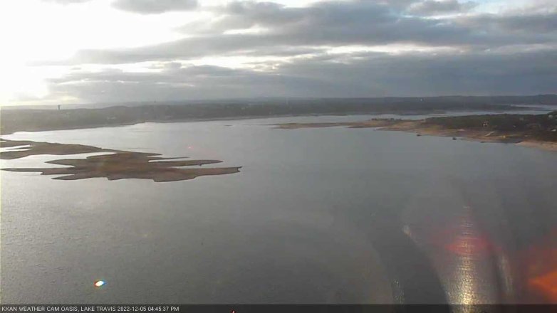 Lake Travis webcam, December 5, 2022 4:45 PM CT