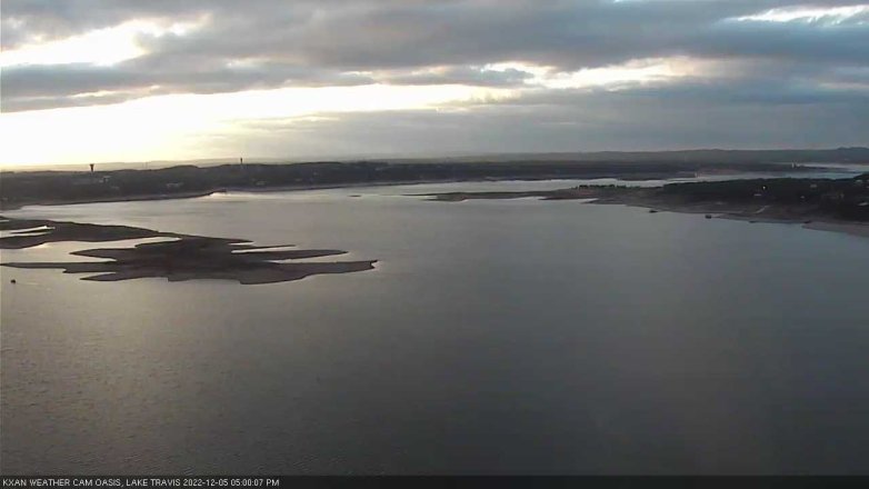 Lake Travis webcam, December 5, 2022 5:00 PM CT