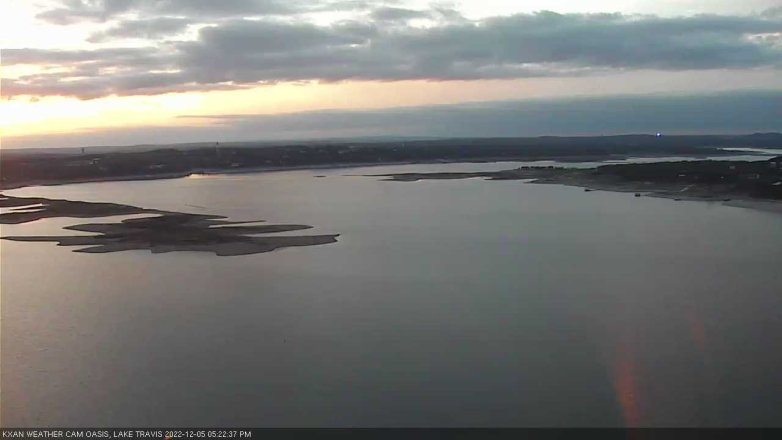 Lake Travis webcam, December 5, 2022 5:25 PM CT