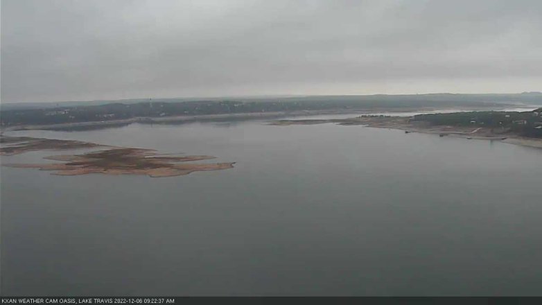 Lake Travis webcam, December 6, 2022 9:25 AM CT
