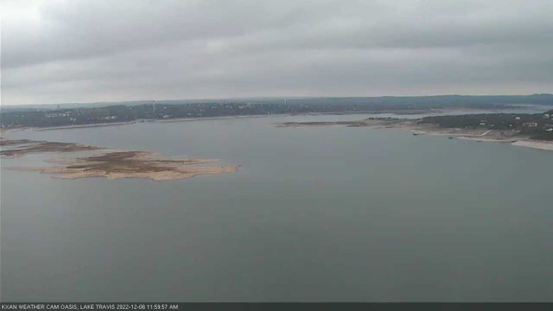 Lake Travis webcam, December 6, 2022 12:00 PM CT