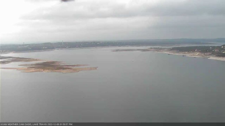 Lake Travis webcam, December 6, 2022 2:00 PM CT