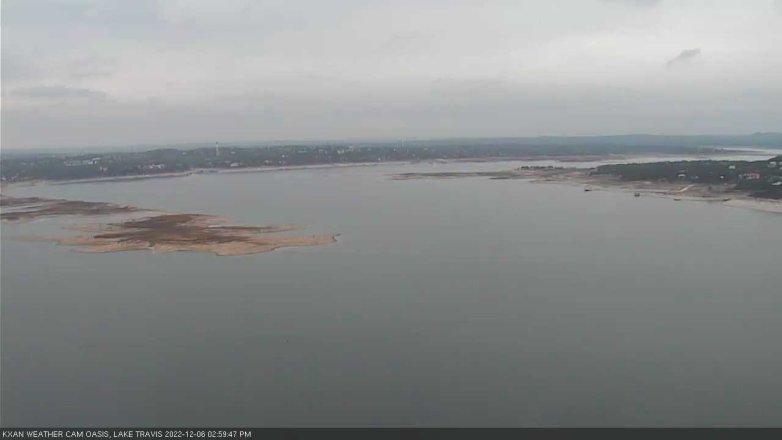 Lake Travis webcam, December 6, 2022 3:00 PM CT