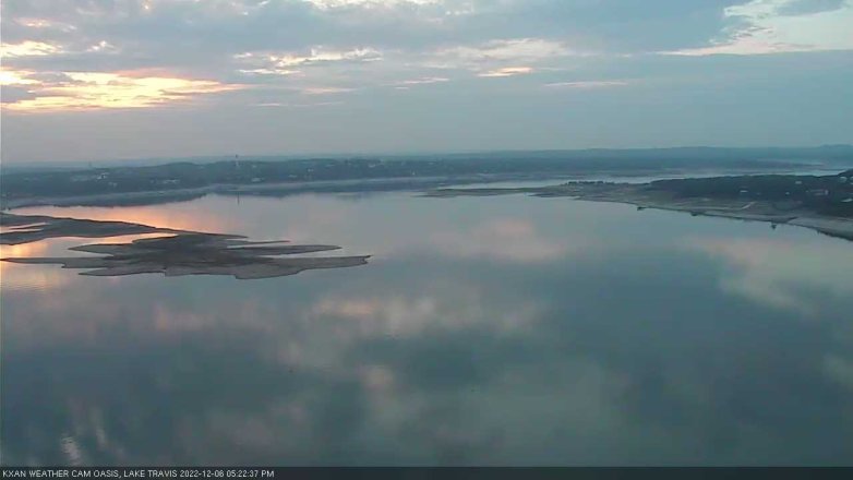 Lake Travis webcam, December 6, 2022 5:25 PM CT