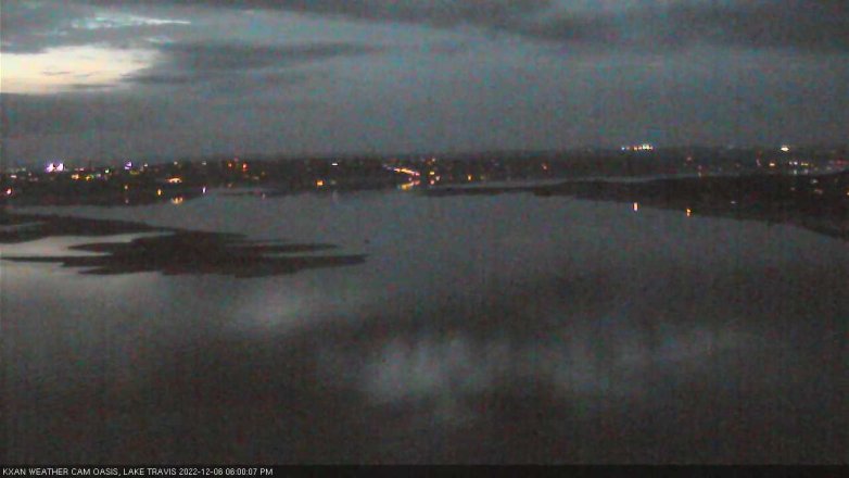 Lake Travis webcam, December 6, 2022 6:00 PM CT