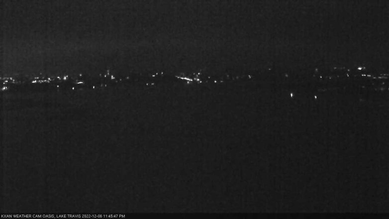 Lake Travis webcam, December 6, 2022 11:45 PM CT