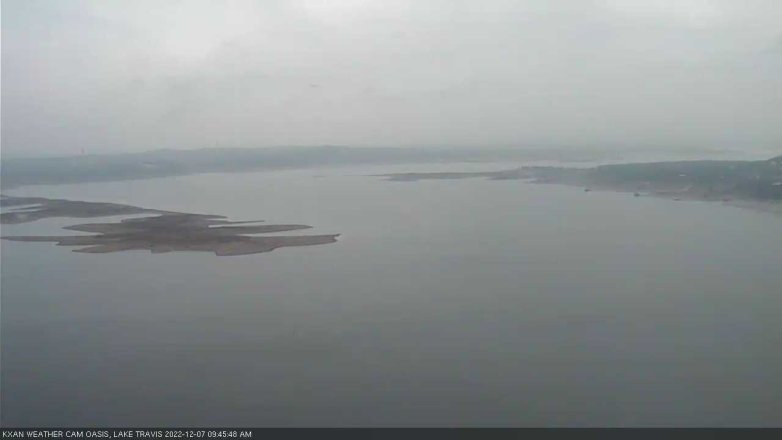 Lake Travis webcam, December 7, 2022 9:45 AM CT