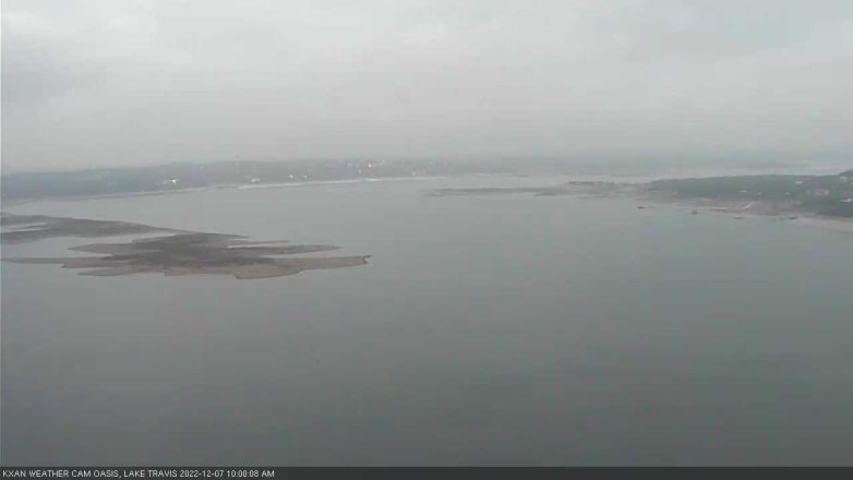 Lake Travis webcam, December 7, 2022 10:00 AM CT