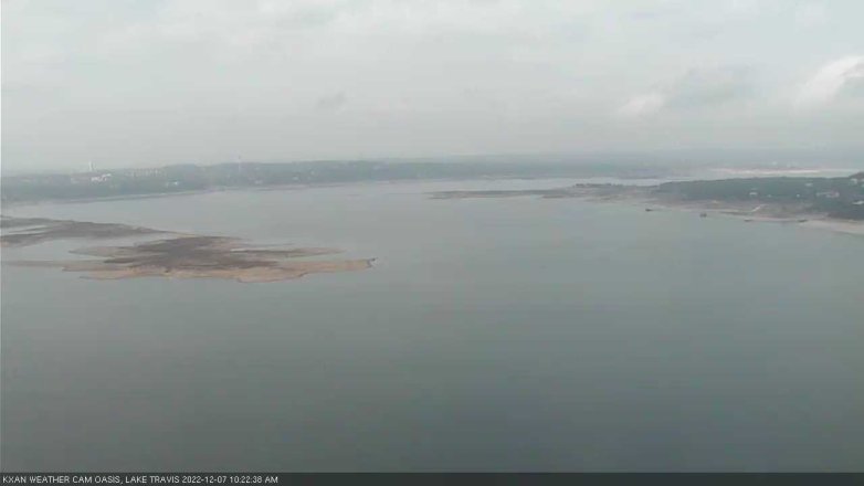 Lake Travis webcam, December 7, 2022 10:25 AM CT