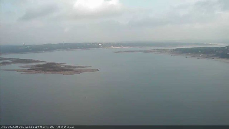 Lake Travis webcam, December 7, 2022 10:45 AM CT