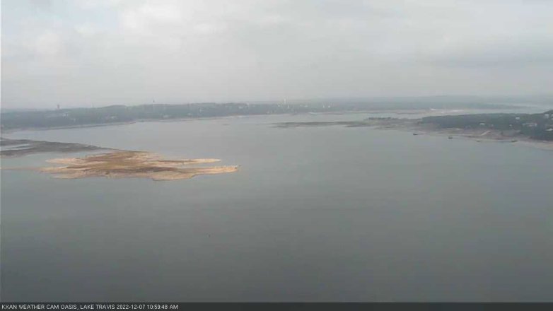 Lake Travis webcam, December 7, 2022 11:00 AM CT