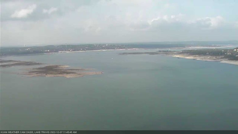 Lake Travis webcam, December 7, 2022 11:45 AM CT
