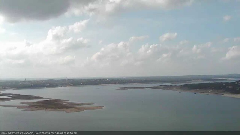 Lake Travis webcam, December 7, 2022 1:45 PM CT